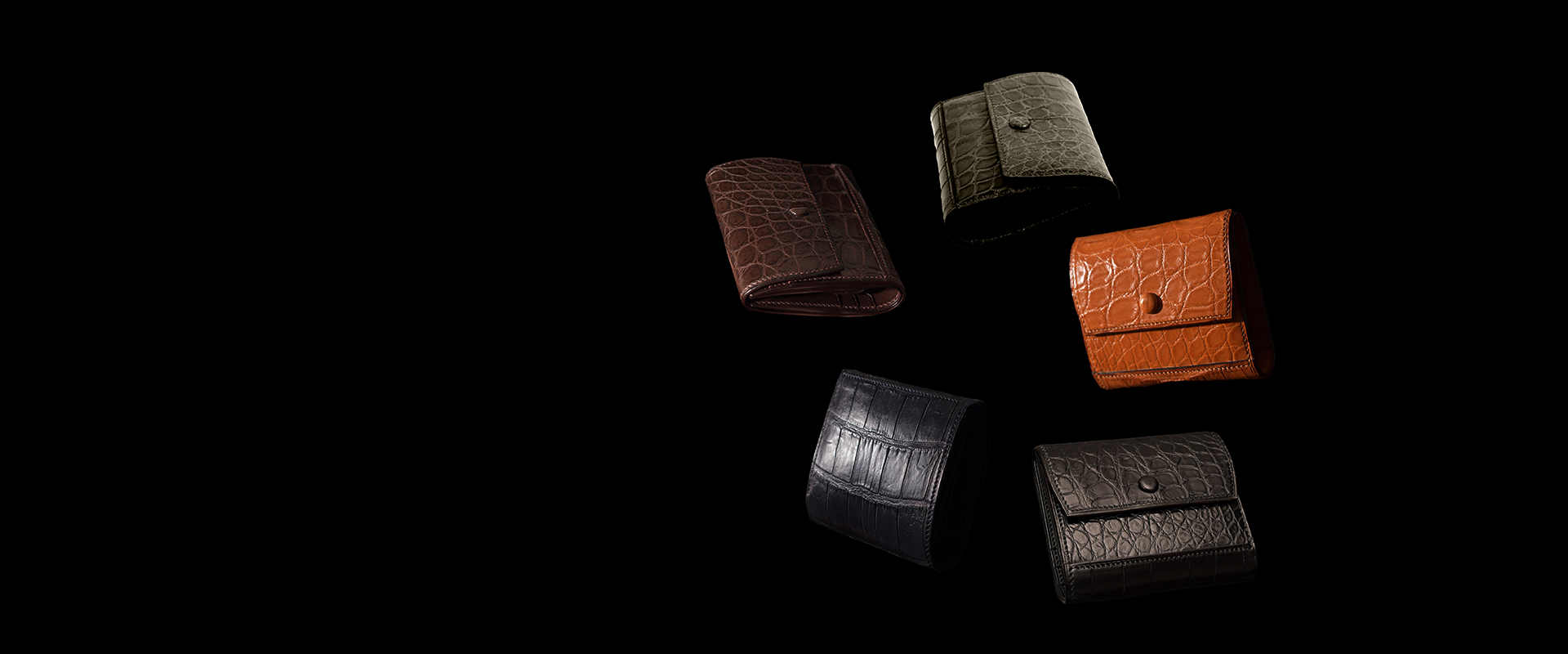 クロコダイル被せ型財布 | 万双公式オンラインショップ
