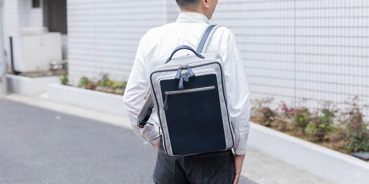 児島キャンバスリュック 利用シーン